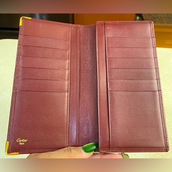 CARTIER Must de Cartier Leather Bifold Wallet, EUC - Picture 3 of 12